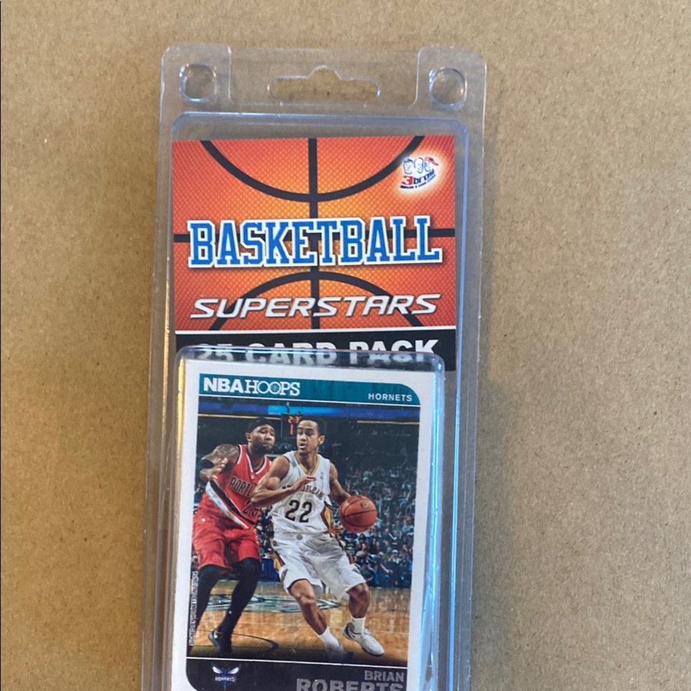 Basketball Superstars Card Pack 25 cards mixed lot